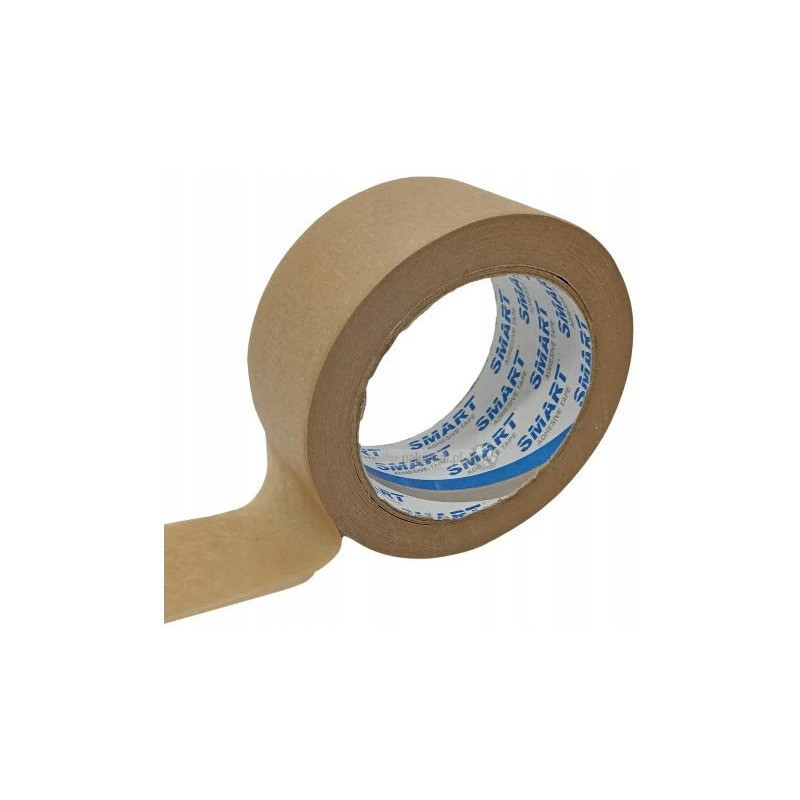 Taśma papierowa 48x50m KRAFT brązowa kauczuk SOLVENT SMART