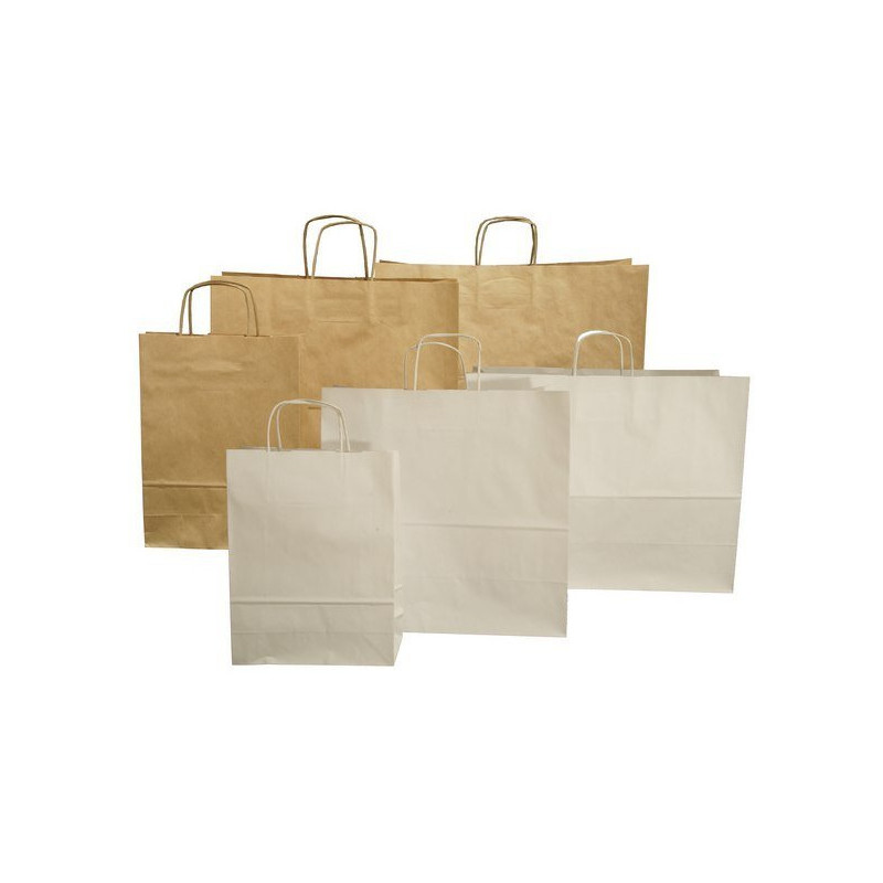 Torba ekologiczna ECOBAG 400x180x390mm brązowa 11232039000