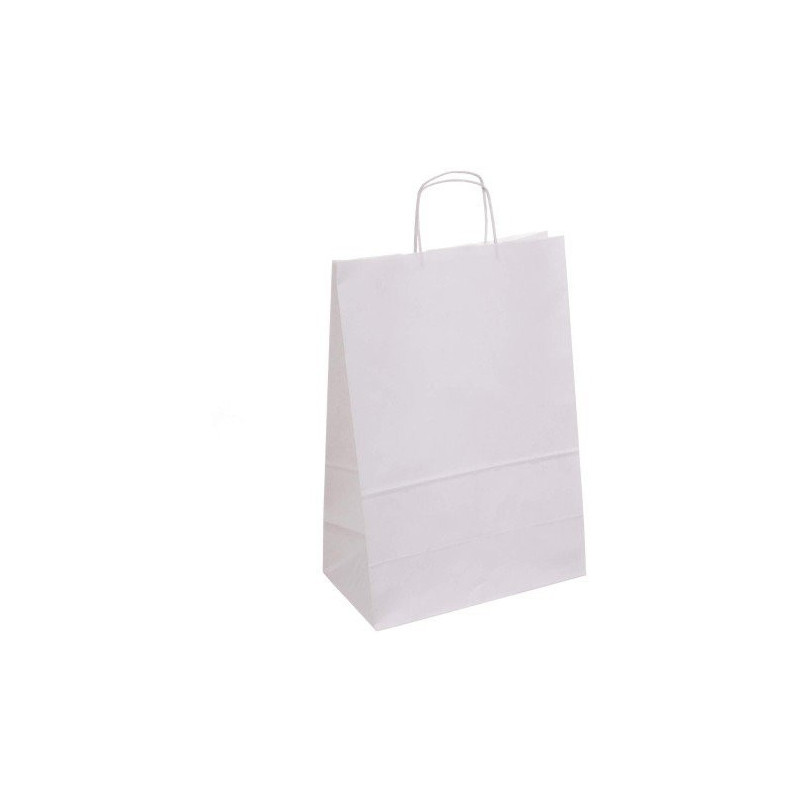 Torba ekologiczna ECOBAG 305x170x425mm biała 100g 110101040000