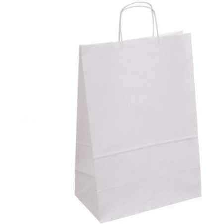 Torba ekologiczna ECOBAG 305x170x425mm biała 100g 110101040000