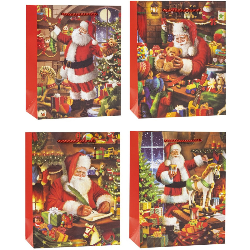 Torebka prezentowa A5 18x23x8cm BOŻE NARODZENIE TBN-23034-GL-A5 ROZETTE