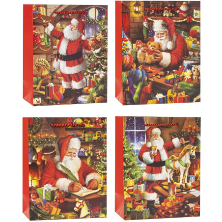 Torebka prezentowa A5 18x23x8cm BOŻE NARODZENIE TBN-23034-GL-A5 ROZETTE