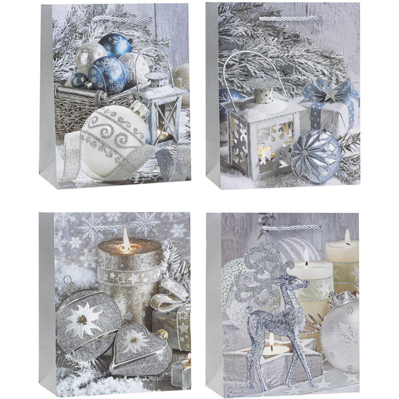 Torebka prezentowa A5 18x23x8cm BOŻE NARODZENIE TBN-23192-GL-A5 ROZETTE