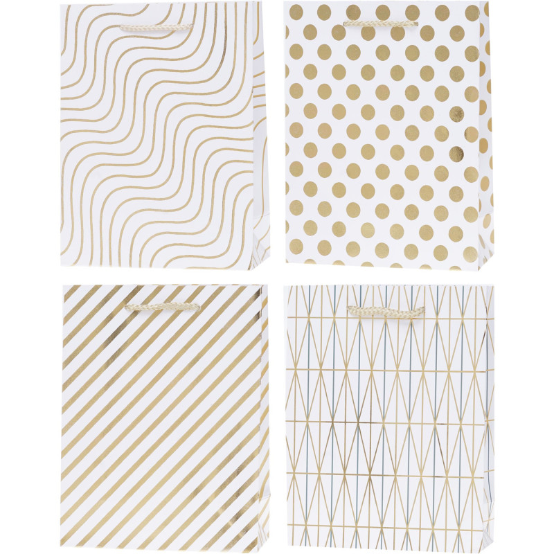 Torebka prezentowa 31x42x12cm Lux HS wz. Graficzne Y A3 ROZETTE