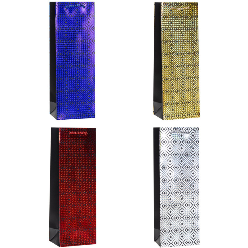 Torebka prezentowa 12x36x9cm TBG-24018-HS-BB ROZETTE