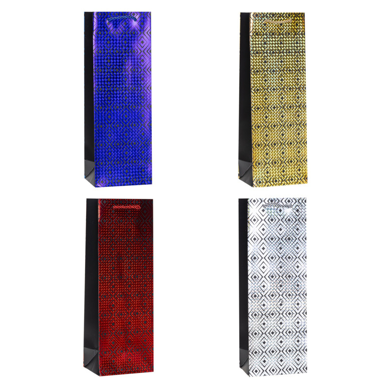 Torebka prezentowa 12x36x9cm TBG-24018-HS-BB ROZETTE