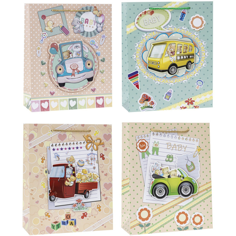 Torebka prezentowa 26x32x10cm TD-23167-3D-A4 ROZETTE