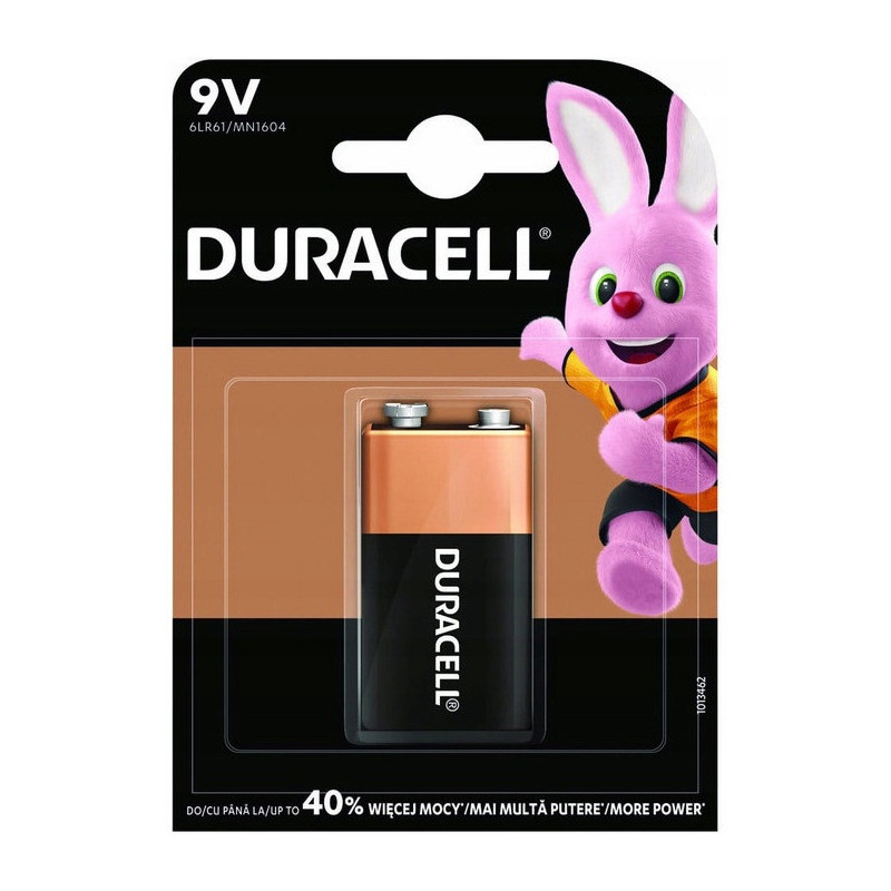 Bateria DURACELL Basic 9V/6LR61/MN1604 alkaliczna blister