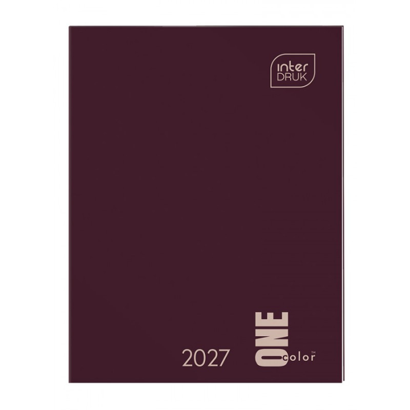 Kalendarzyk 2027 64 strony MO 8x10,5cm ONE COLOR INTERDRUK