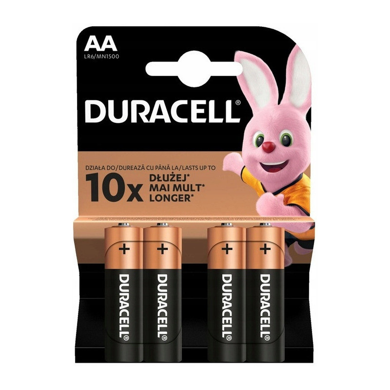 Bateria DURACELL Basic AA/LR6/MN1500 alkaliczna blister (4szt)