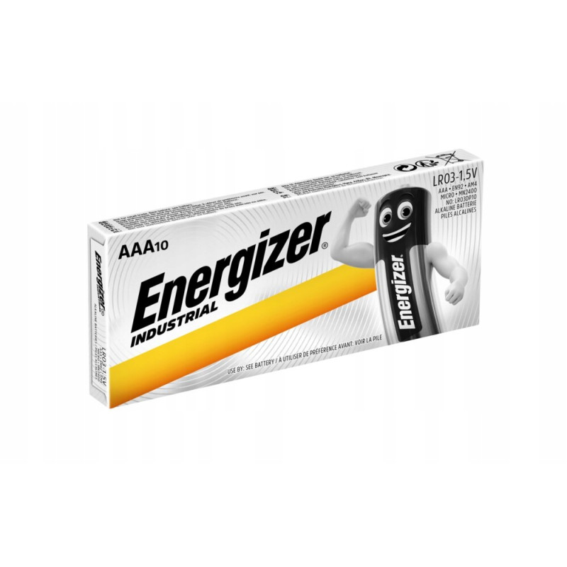 Bateria ENERGIZER Industrial AAA/LR03 alkaliczna pudełko (10szt)