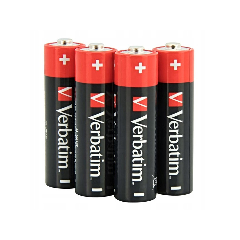 Bateria VERBATIM Premium Alkaline AA/LR6 1,5V alkaliczna blister (4szt) (49921)