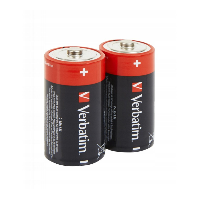 Bateria VERBATIM Premium Alkaline C/LR14 1,5V alkaliczna blister (2szt) (49922)