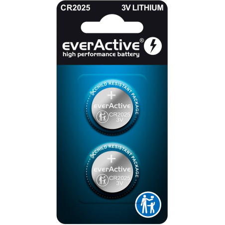 Bateria EVERACTIVE CR2025 litowa blister (2szt)