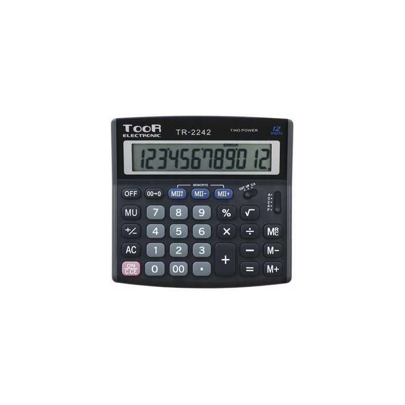 Kalkulator TR2242 12pozycji TOOR 120-1458 KW