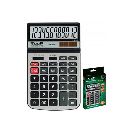 Kalkulator biurowy TOOR TR-1216 12-pozycyjny 120-1835