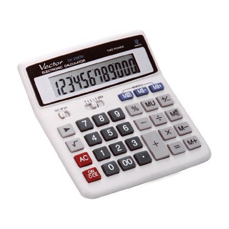 Kalkulator VECTOR DK-209DM 12 pozycyjny .