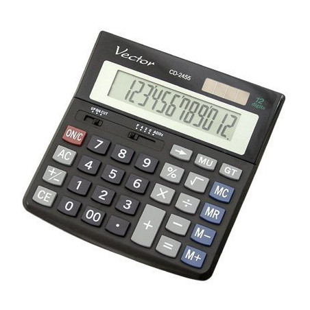 Kalkulator VECTOR CD2455 12 pozycyjny .