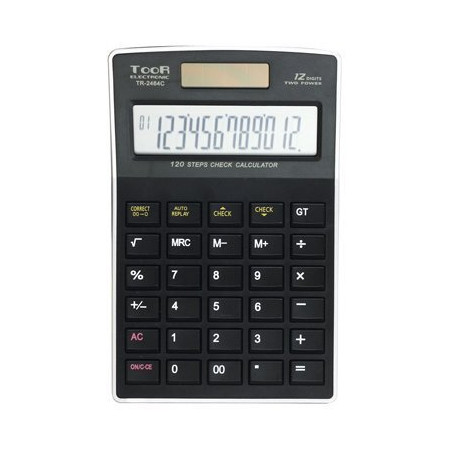 Kalkulator TOOR TR2464C 12 pozycyjny funkcja sprawdzania 120-1476