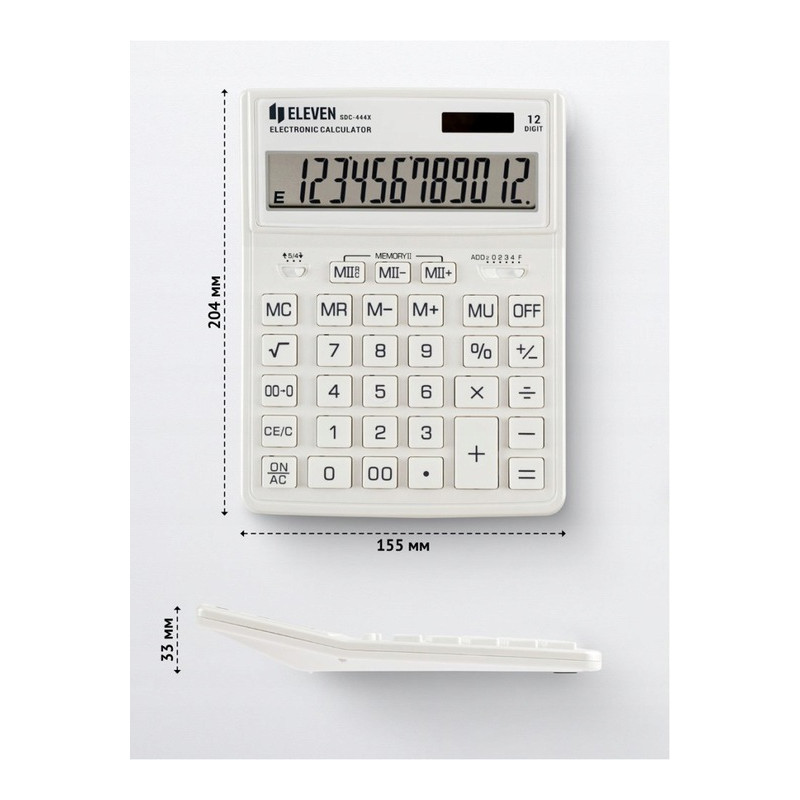 Kalkulator biurowy SDC444XRWHE ELEVEN