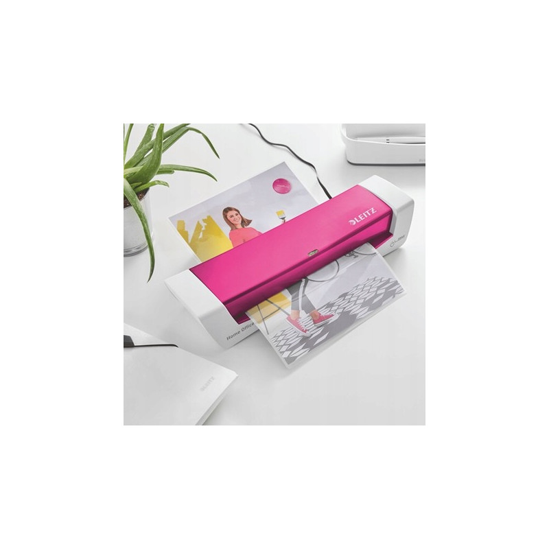 Laminator iLam Home OFFICE A4 różowy 73680023 LEITZ
