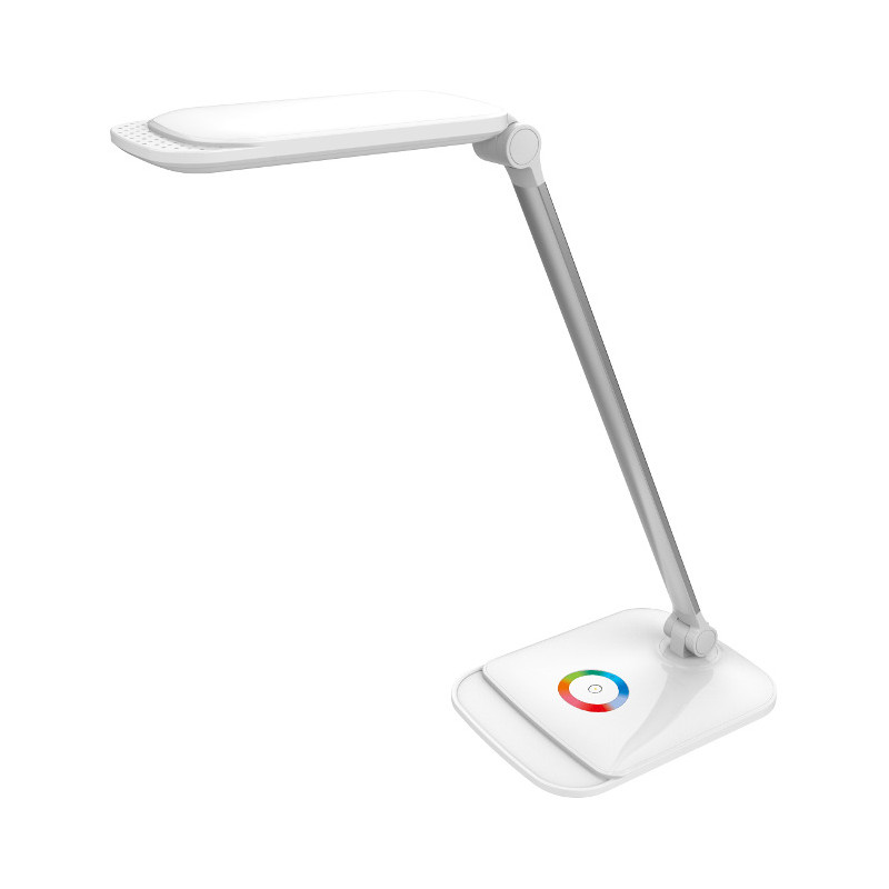 Lampka biurkowa led PLATINET biała 12W z funkcją lampki nocnej (43804)