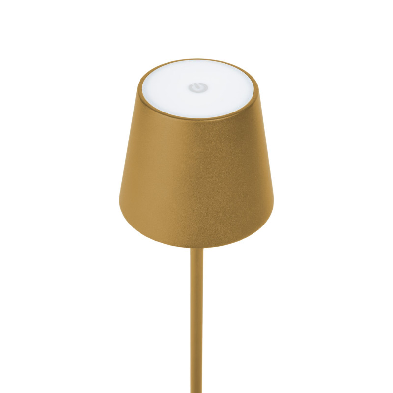 Lampka restauracyjno-barowa led PLATINET złota 4W 400lm wodoodporna z akumulatorem 4000mAh (45927)