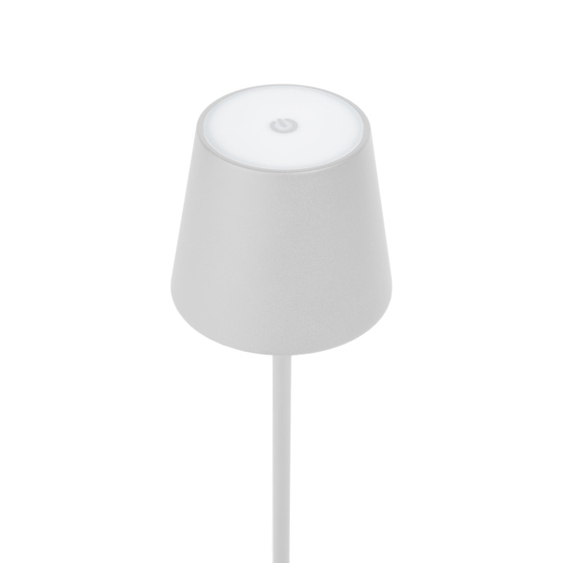 Lampka restauracyjno-barowa led PLATINET biała 4W 400lm wodoodporna z akumulatorem 4000mAh (45926)