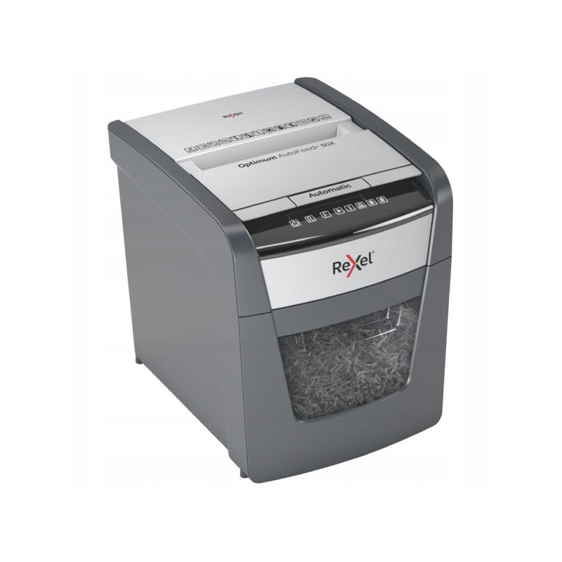 Niszczarka REXEL Optimum AutoFeed+ 50X P4,50 kartek 20L 2020050XEU