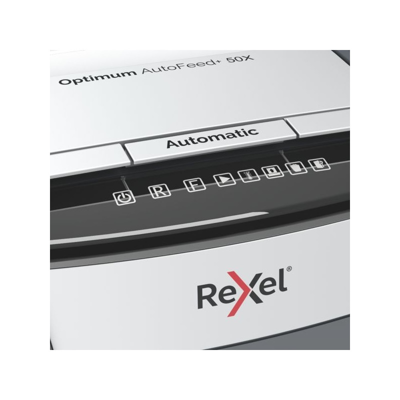 Niszczarka REXEL Optimum AutoFeed+ 50X P4,50 kartek 20L 2020050XEU