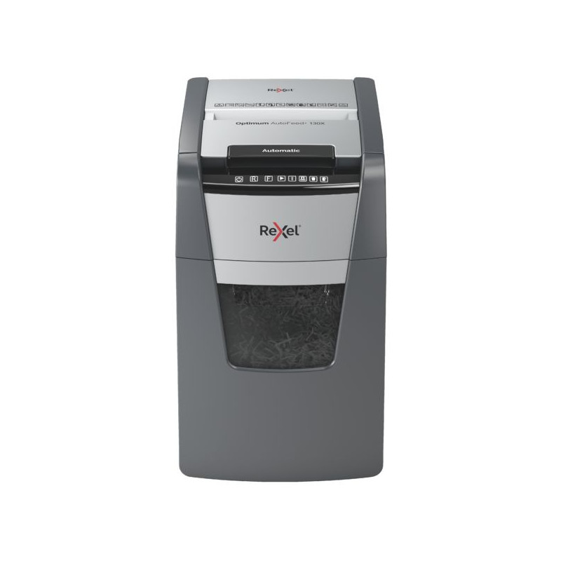 Niszczarka Rexel Optimum AutoFeed+ 130X P4 130 kartek, kosz 44L 2020130XEU
