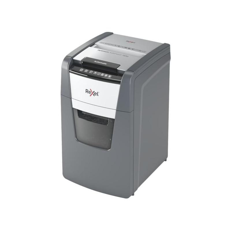 Niszczarka REXEL Optimum AutoFeed+ 150M P5, 150 kartek, kosz 44L 2020150MEU
