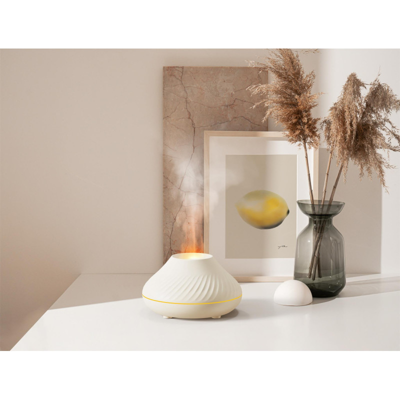 Nawilżacz powietrza PLATINET FLAME AROMA biały 130ml 6,5W (46112)