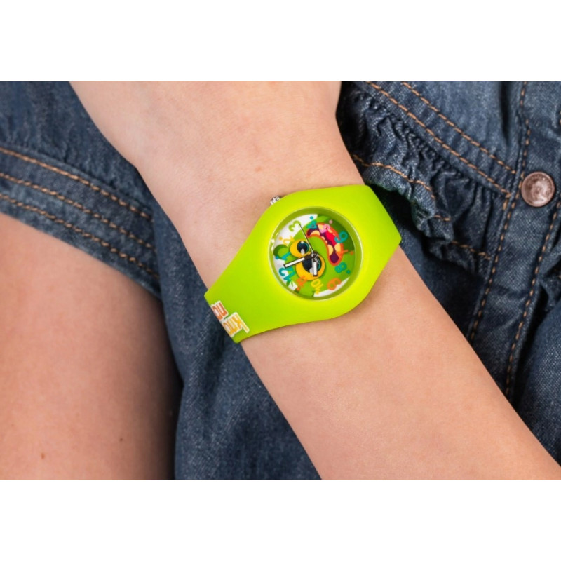 Zegarek dziecięcy KNOCKNOCKY FL MANIO zielony + skarbonka