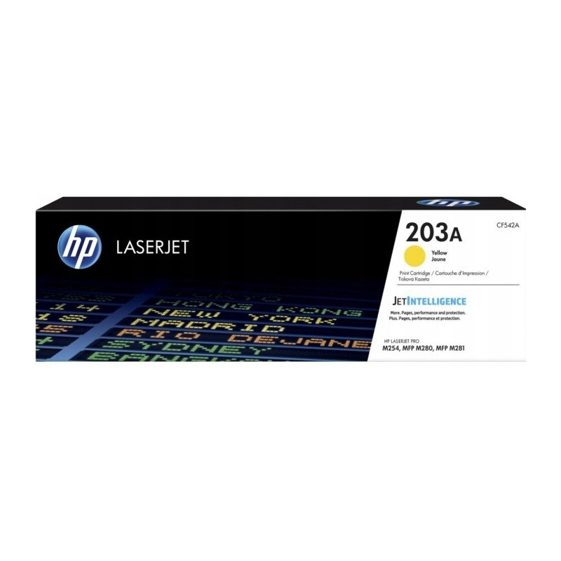 Toner HP 203A (CF542A) żółty 1300str