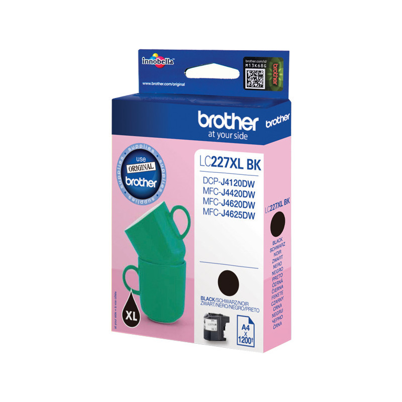 Tusz BROTHER (LC227XL-BK) czarny 1200str