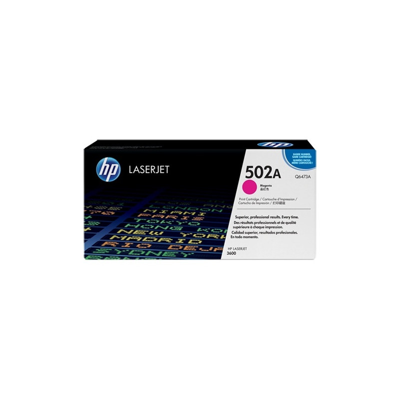 Toner HP 502A (Q6473A) purpurowy 4000str 3600