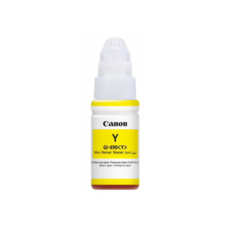 Tusz CANON (GI-490/0666C001) żółty 70ml