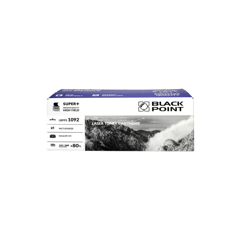 Toner BLACK POINT (LBPPS1092) czarny 3600str zamiennik SAMSUNG (MLT-D1092S/SU790A) SCX4300
