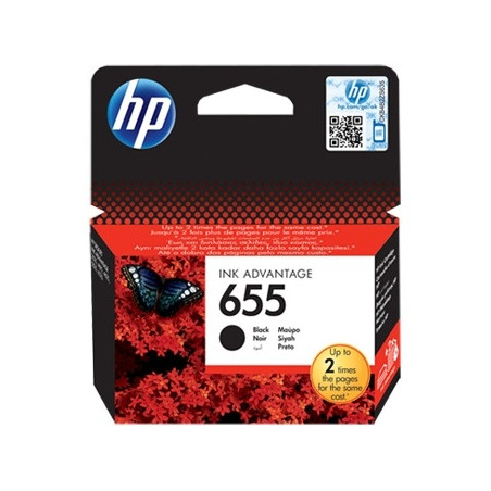 Tusz HP 655 (CZ109AE) czarny 550str 3520/3525/4615/4625/5525/6525