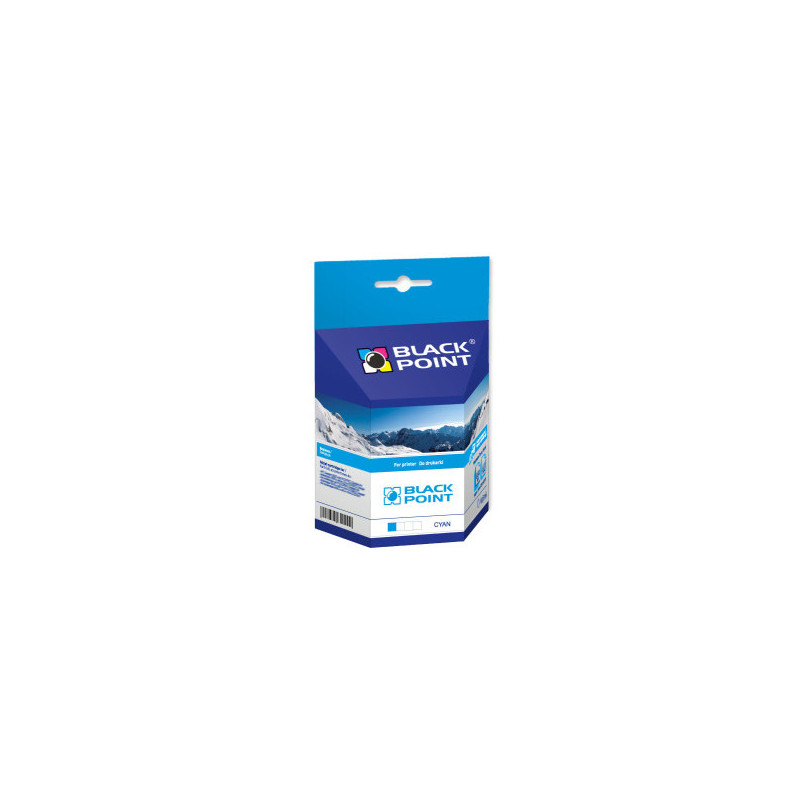 Tusz BLACK POINT (BPBLC1100/980XLC) niebieski 1500str zamiennik BROTHER (LC980C/LC1100C)