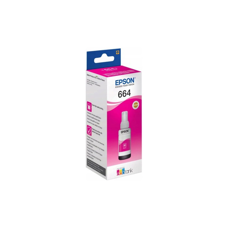 Tusz EPSON (T6643/C13T66434A) purpurowy 6500str/70ml