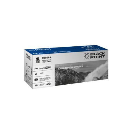 Toner BLACK POINT (LBPPBTN2000) czarny 3000str zamiennik BROTHER (TN-2000)