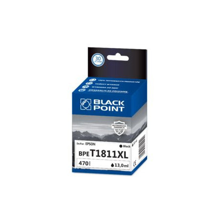 Tusz BLACK POINT (BPET1811XL) czarny 490str zamiennik EPSON (18XL/C13T18114010)