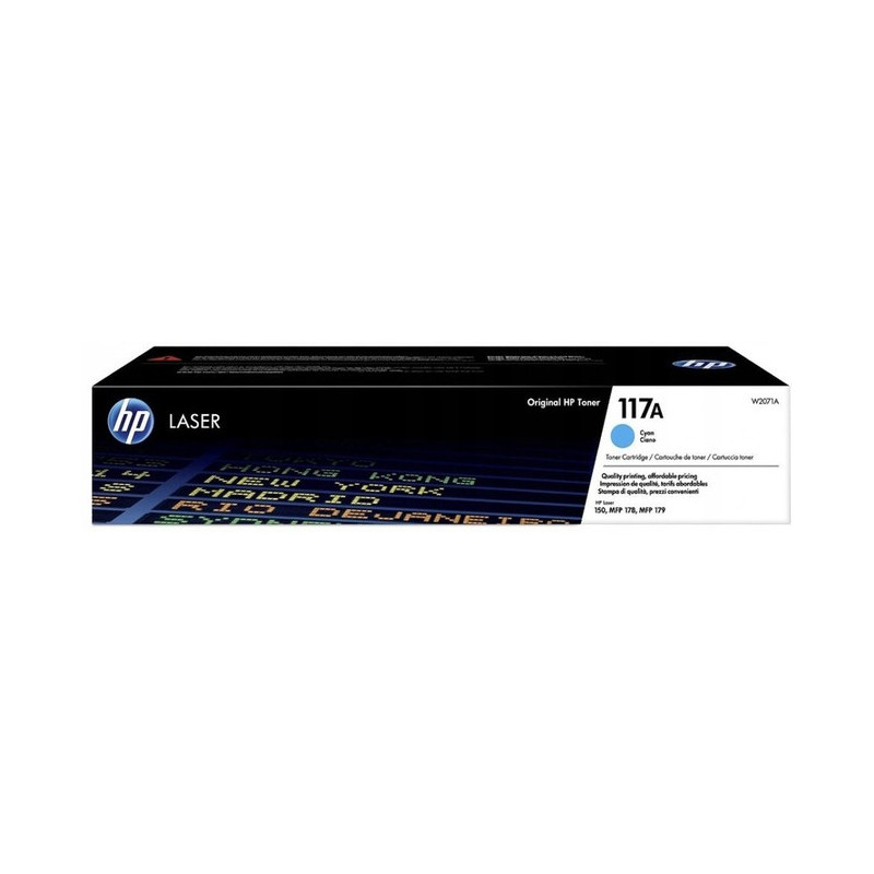 Toner HP 117A (W2071A) niebieski 700str