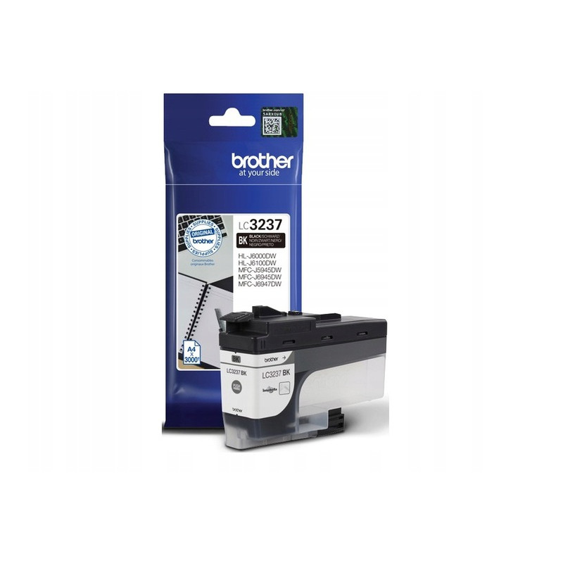 Tusz BROTHER (LC3237BK) czarny 60,11ml/3000str