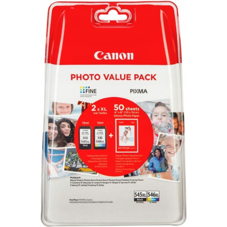 Tusz CANON (PG-545XL+CL-546XL/8286B006) czarny+kolor (2szt)
