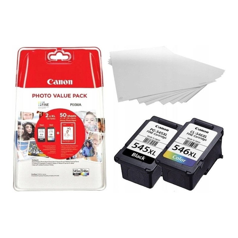 Tusz CANON (PG-545XL+CL-546XL/8286B006) czarny+kolor (2szt)