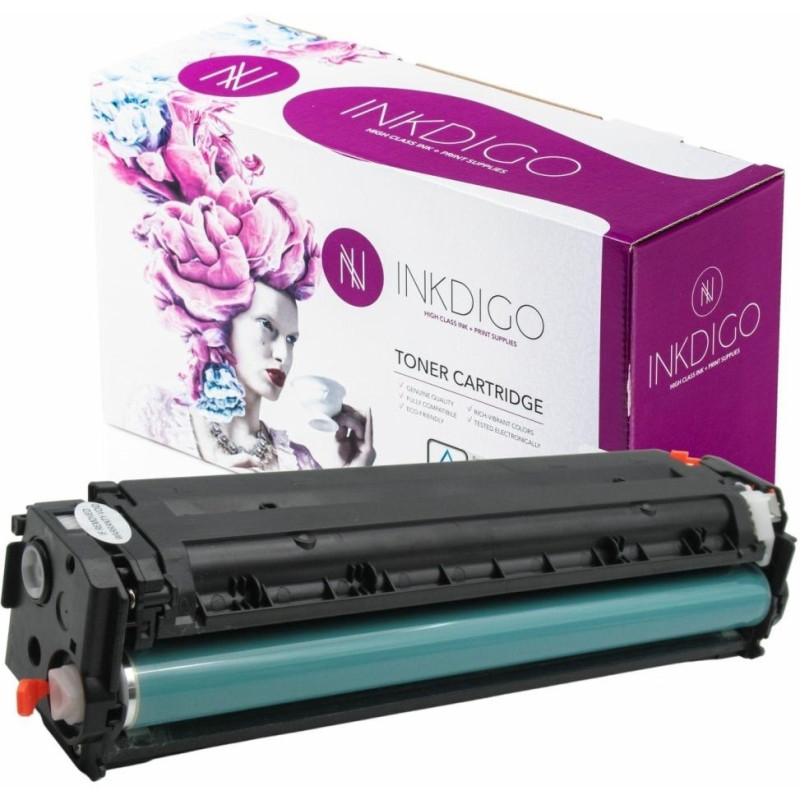 Toner INKDIGO (HP-542/322/212-1) żółty 1800str zamiennik HP (125A/CB542A/128A/CE322A/131A/CF212A)