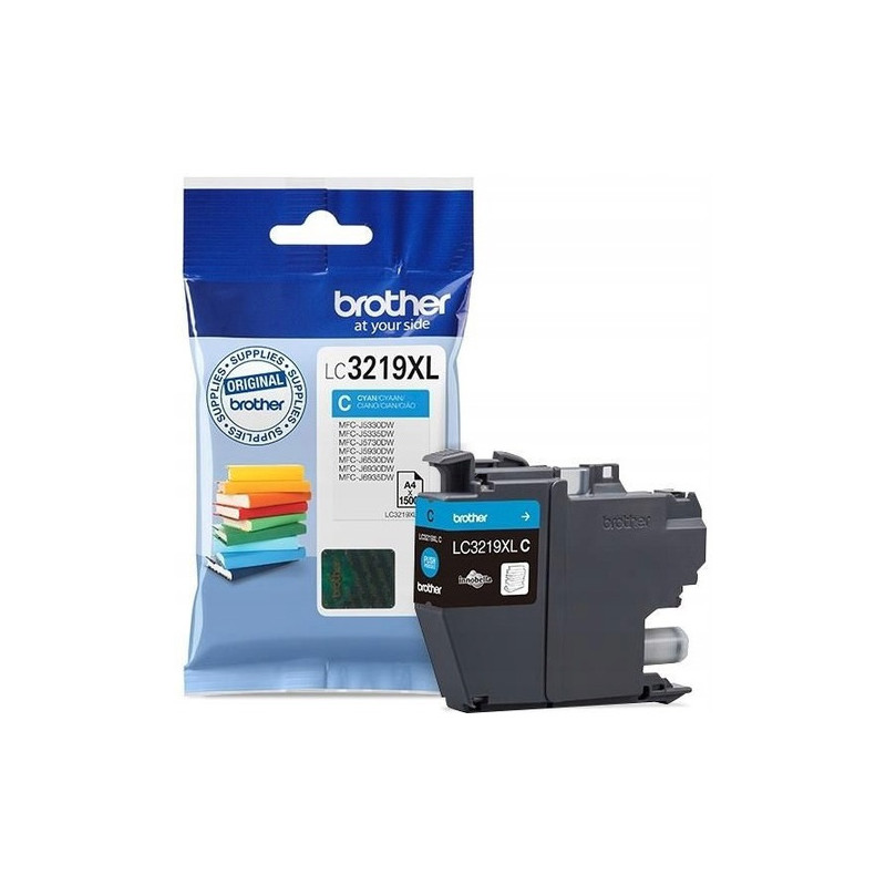 Tusz BROTHER (LC3219XLC) niebieski 1500str